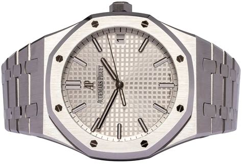 audemars piguet silber schwarz|audemars piguets royal oak.